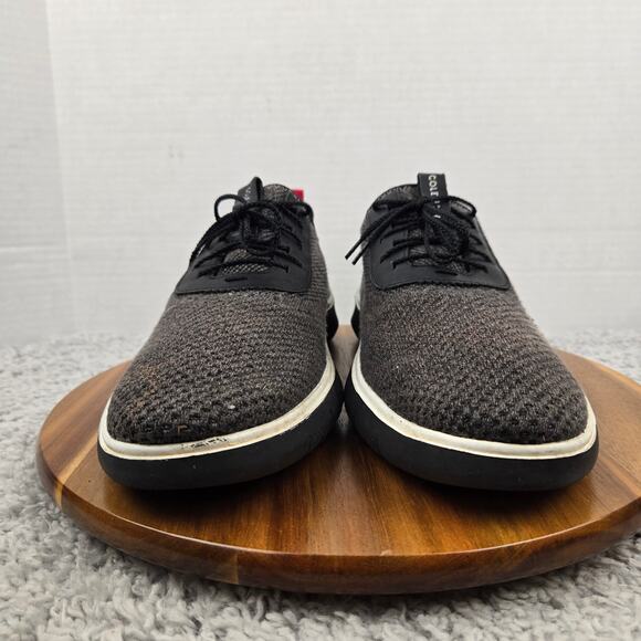 Cole Haan Mens 11.5 Generation ZeroGrand Black Stitchlite Daily Casual Sneaker - Picture 4 of 12